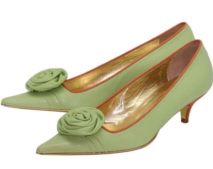 D&G green pumps 2000