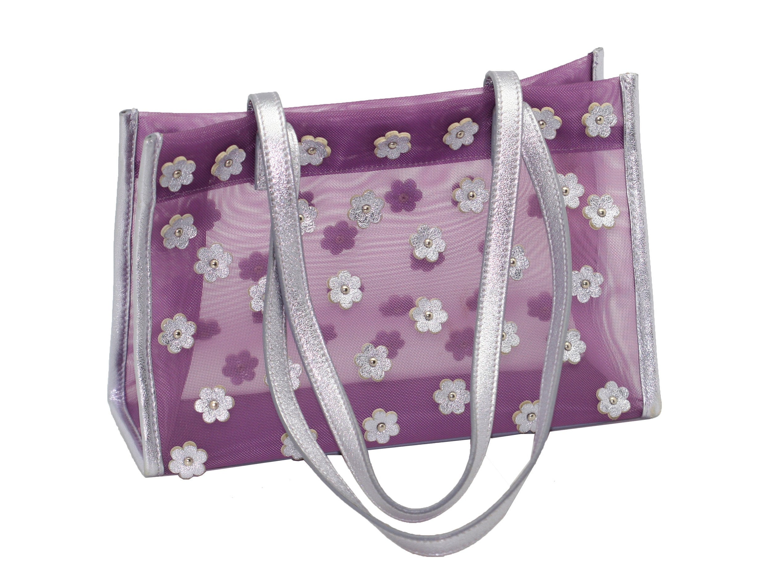 Miu Miu Small Flower Net Bag - Etsy Miu Miu Small Flower Net Bag - Etsy