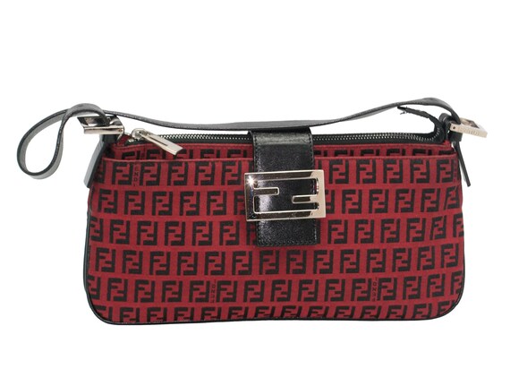 Fendi red baguette