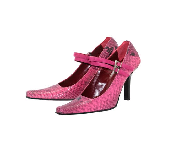 Gianfranco Ferre pink leather shoes