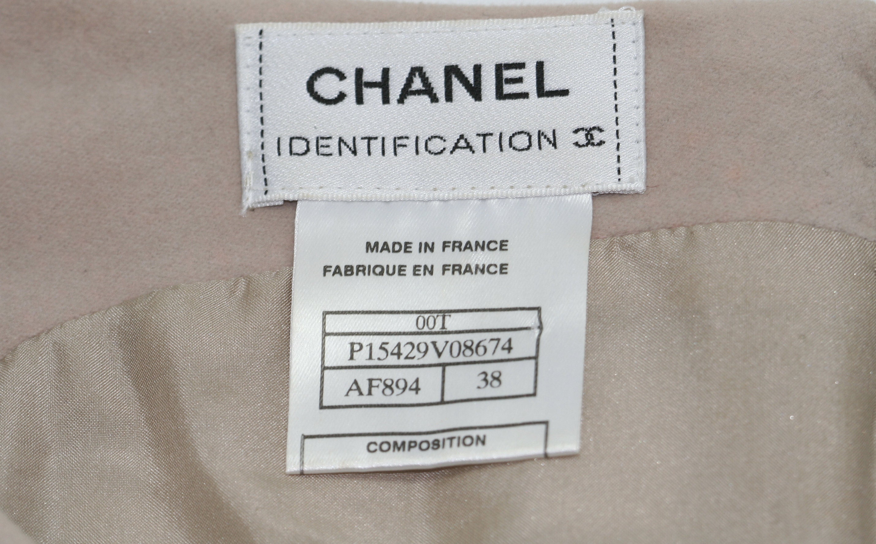 Chanel Identification Quilted Bustier 