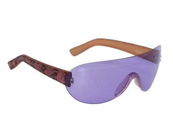 Roberto Cavalli purple glasses