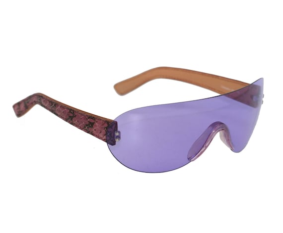 Roberto Cavalli purple glasses