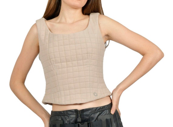 Chanel identification quilted bustier - image 3