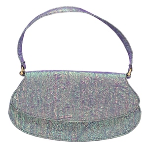 Christian Lacroix Bazar purple reflective bag