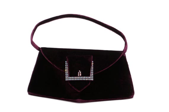 Christian Lacroix mini velvet bag