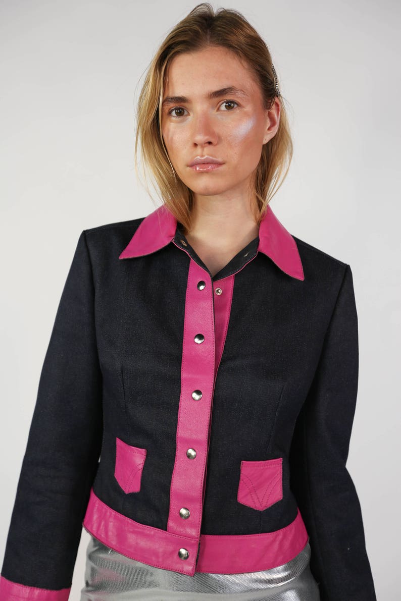Jacket d-G jeans and leather