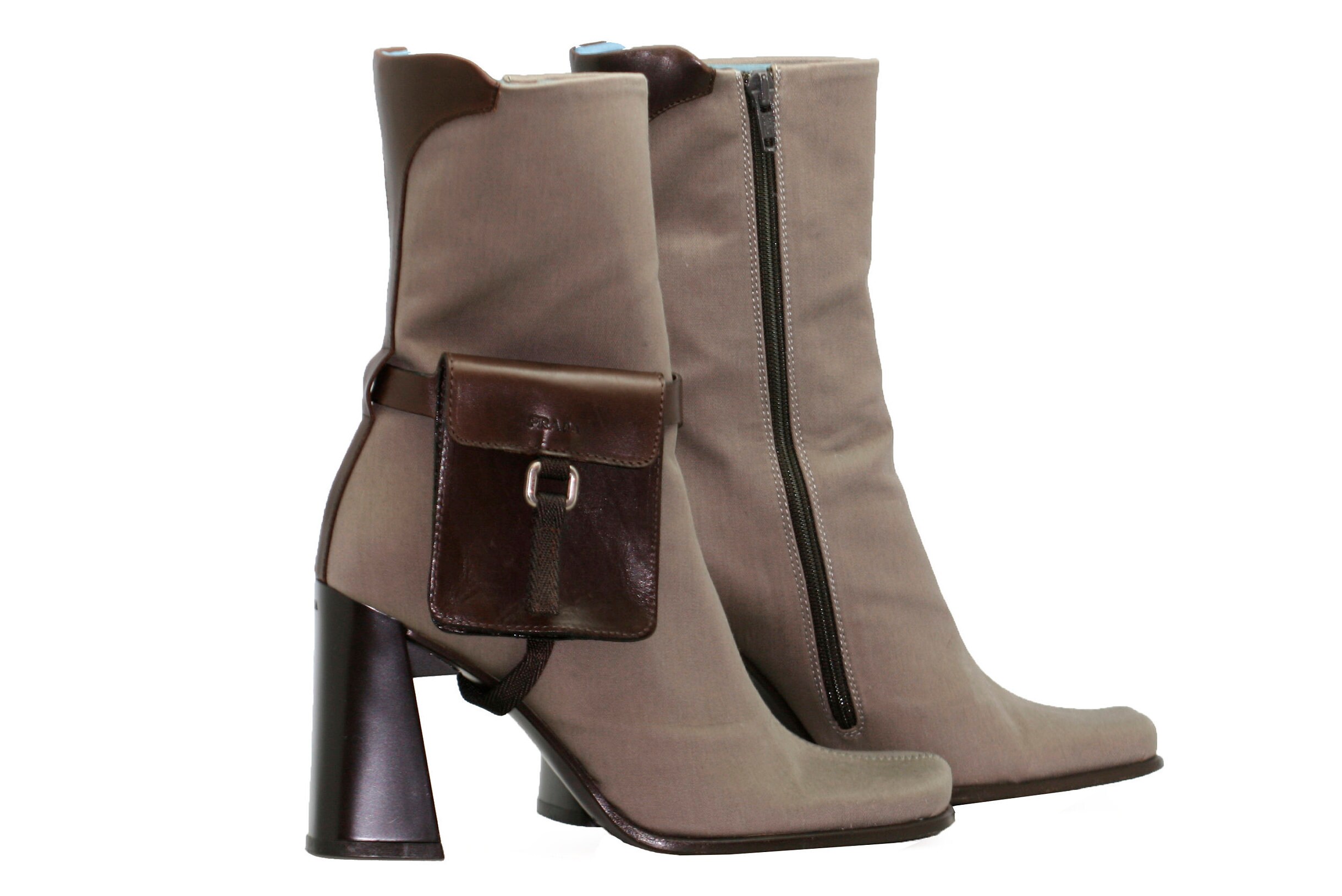 prada boots with pouch dupe