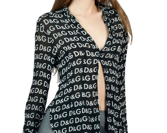 Featured listing image: D&G printed shirt 1995