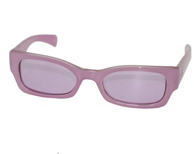 Versus pink glasses