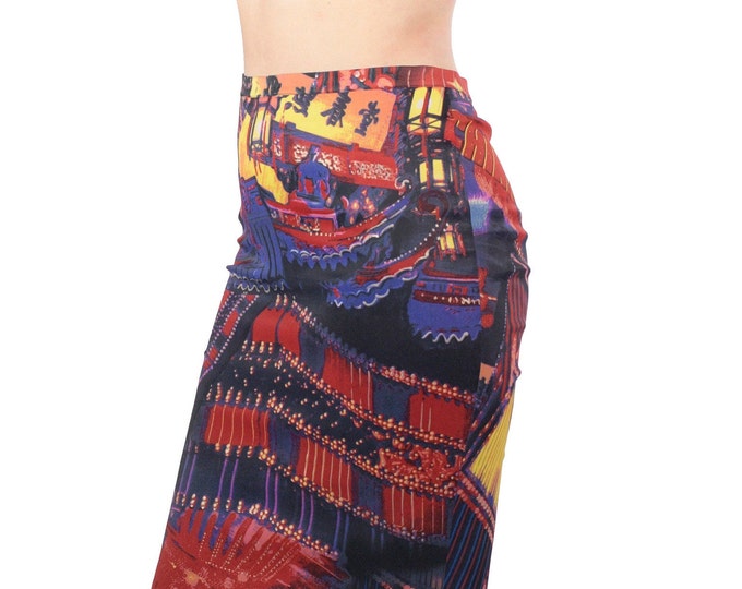 D&G printed skirt