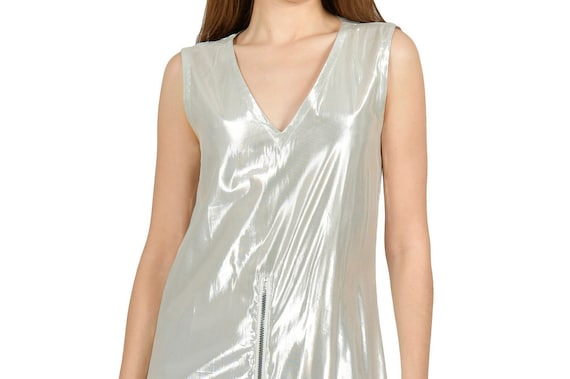 Issey Miyake silver dress