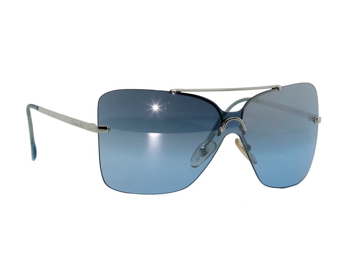 Christian Dior blue glasses Y2K