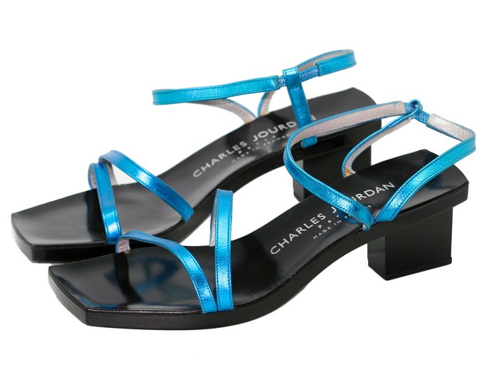 Charles Jourdan square sandals