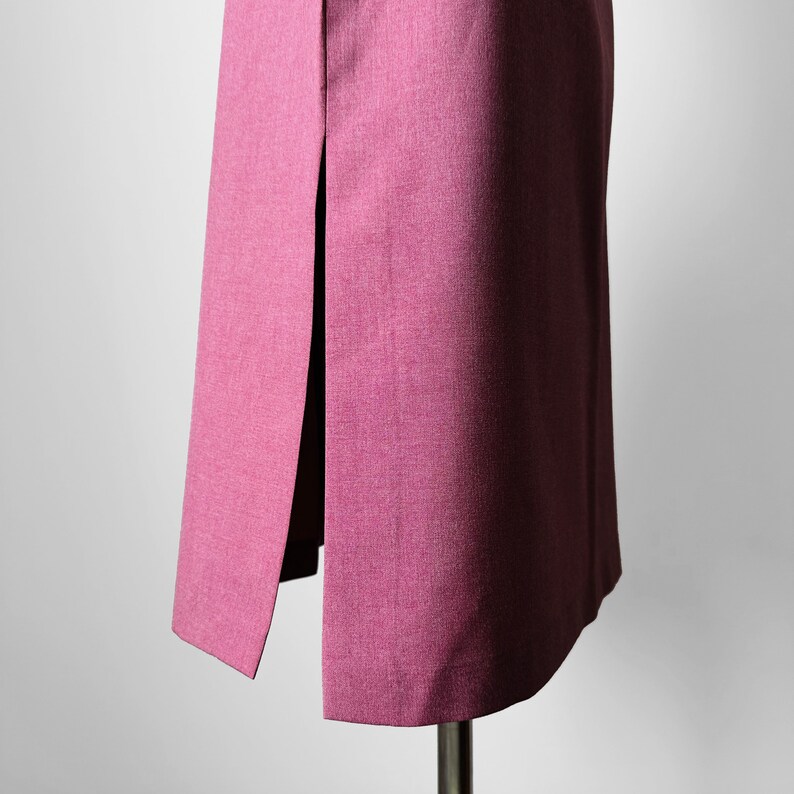 Vintage, 70s, 1970s, Rose, Mauve, Aline, Lightweight, Skirt Sz. XXS / XS image 7