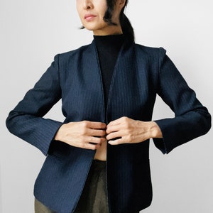 Short Waisted Blazer - Etsy