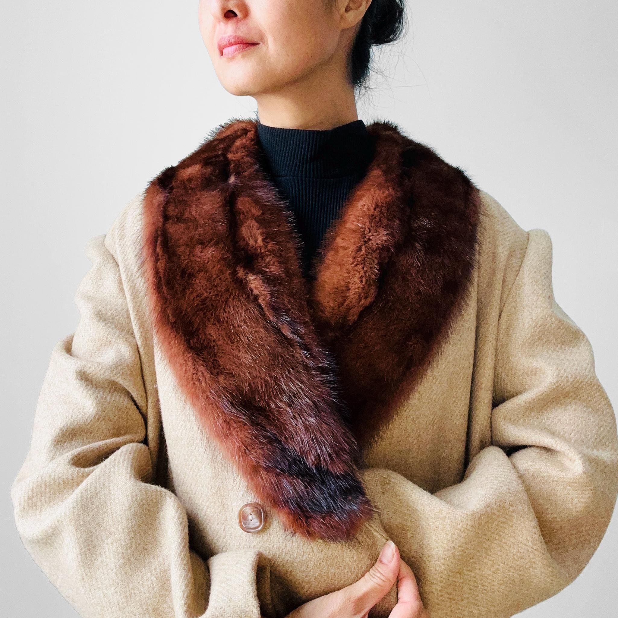 supreme コート　Fur Collar Tweed Coat Supreme Fur Collar Car Coat (FW22) - $498