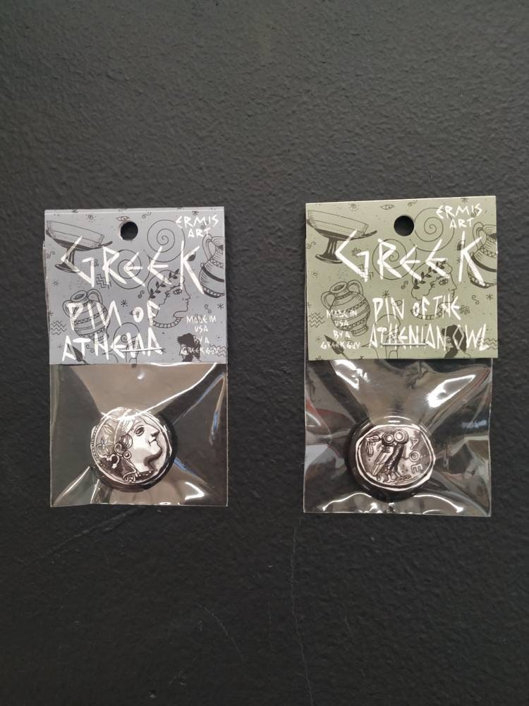 Greek Sun Pin Ancient Greek Pins - Etsy