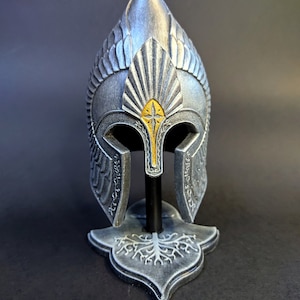 White city helmet table decor, Tolkiens, christmas, birthday, gift, under 50, ornament, White tree, Dunedain