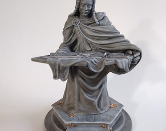 Estatua de los Fragmentos de la Espada Rota, Rivendel, Othar, anillo, decoración de mesa, Navidad, Casa de los Elfos, Alto Elfo, Elfo