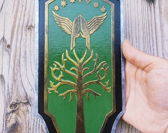 Ithilien-ranger minischild wanddecor, Tolkiens, verjaardag, cadeau, kerstmis, witte stad, Dunedan-ranger, witte boom