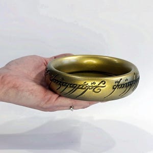 Ringkom, schaal, tafeldecoratie, Tolkiens, d en d, ornamenten, decor, jonger dan 35 jaar, verjaardag, cadeau, kerstmis