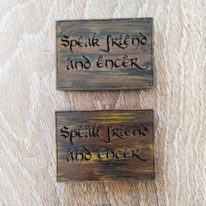 Spreek een vriend en voer een magneet in, Tolkien, dwergmijn, isar, grijze tovenaar, onder 15, verjaardag, cadeau, kerstmis