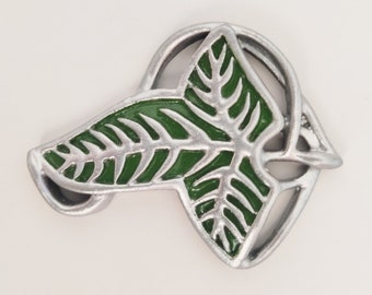 Lorien, imán de hojas de Mallorn, pin, Tolkiens, elfo, condado, cumpleaños, navidad, regalo, menores de 20 años