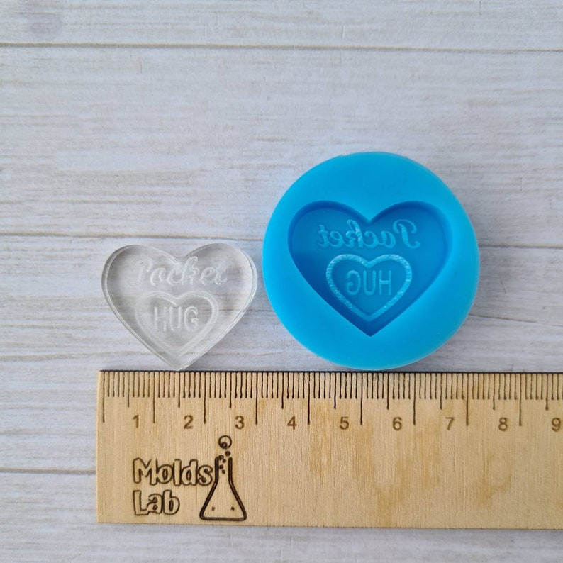 Resin Pocket Hug Mold 30mm Pocket Hug Mold Flexible Silicone Etsy UK