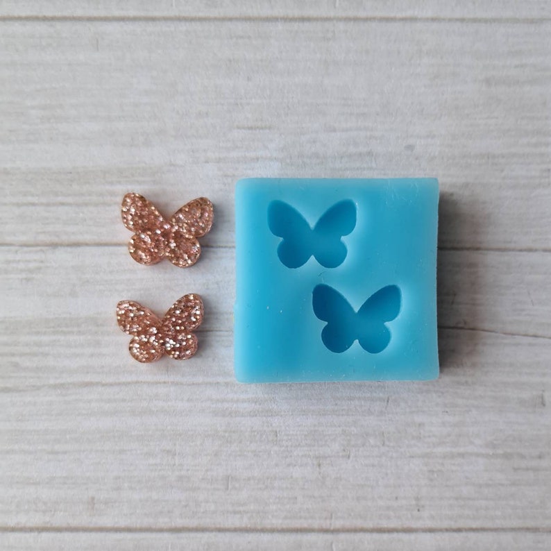 Resin Silicone Mold 14mm Butterfly Stud Earrings Mold Etsy UK