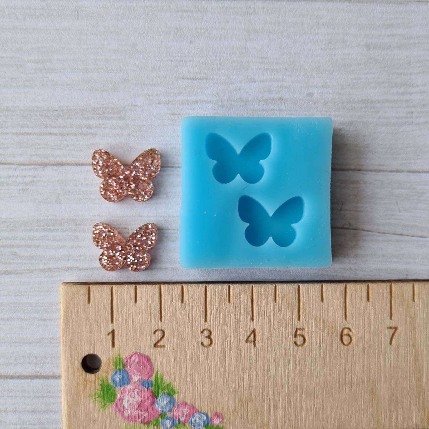 Resin Silicone Mold 14mm Butterfly Stud Earrings Mold | Etsy
