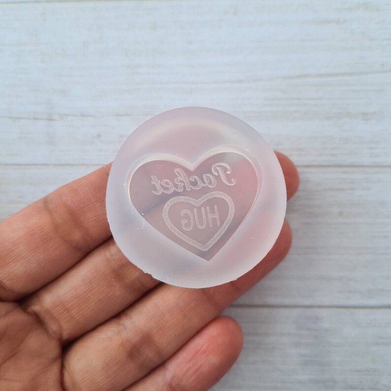Resin Pocket Hug Mold 30mm Pocket Hug Mold Flexible Silicone Etsy