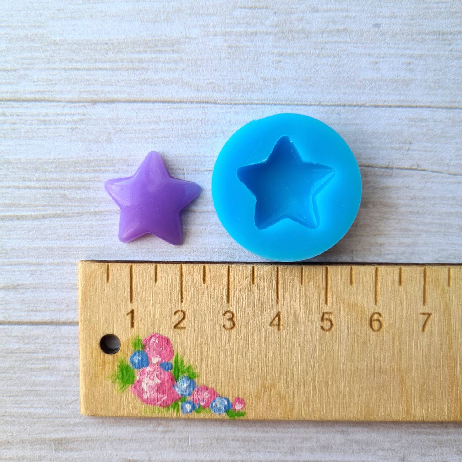 Star Mold 19.8mm Silicone Moulds Polymer Clay Mold Soap Etsy UK
