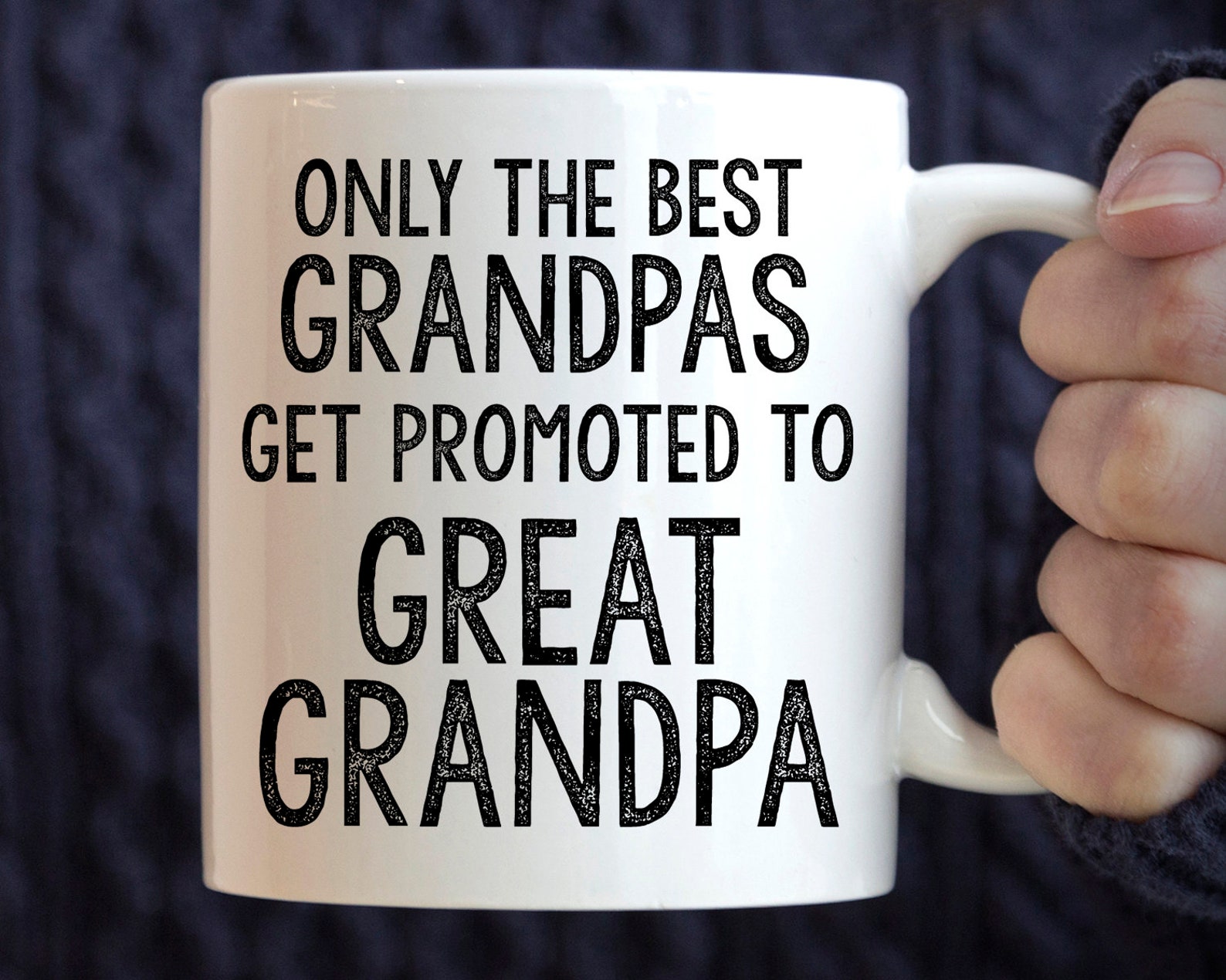 Great Grandpa Gift Idea Only the Best Grandpas Get Promoted Etsy