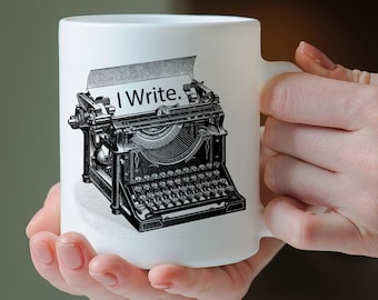 I Write mug, Writer Mug