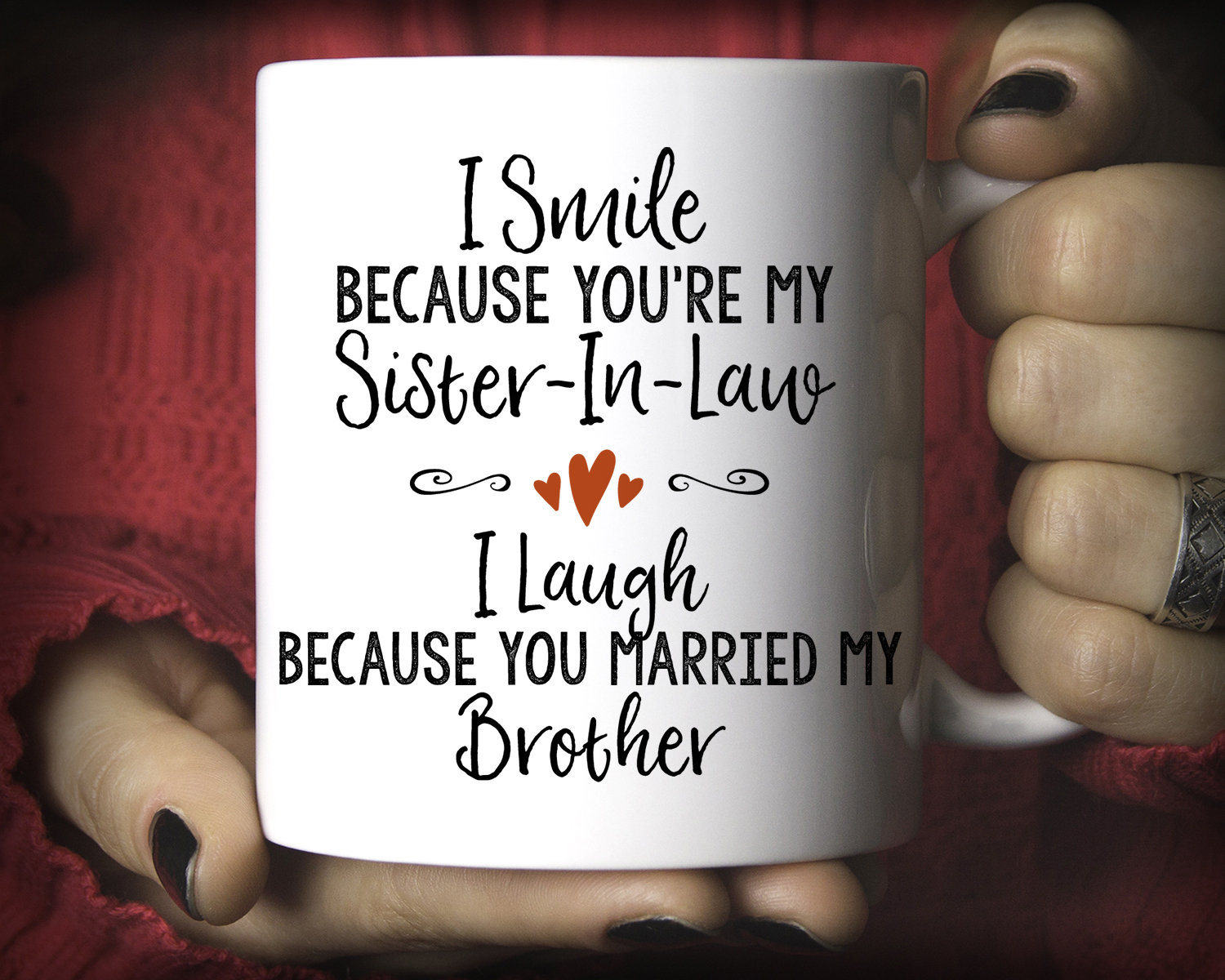 Sister-In-Law Gift I Smile Because You're My | Etsy