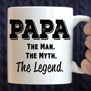 Papa Gift | Gift for Papa | Papa Fathers Day Gift | Funny Papa Mug | Papa The Man The Myth The Legend mug
