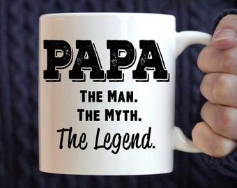 Papa Gift | Gift for Papa | Papa Fathers Day Gift | Funny Papa Mug | Papa The Man The Myth The Legend mug