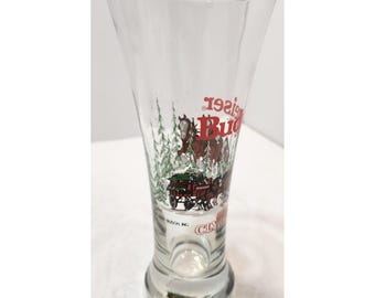 ヴィンテージ バドワイザー クライズデール ピルスナー ビールグラス