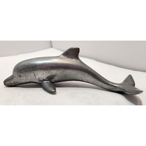 Pewter dolphin figurine - Etsy 日本
