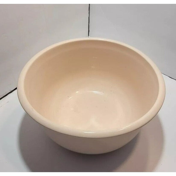 Vtg Stoneware Mixing/Serving/Fruit Bowl Large 11" by 5.5"