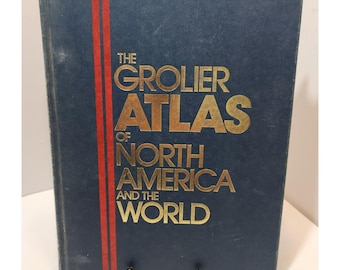 1980年代の若い学生の世界地図帳ハードカバー本 - Etsy 日本