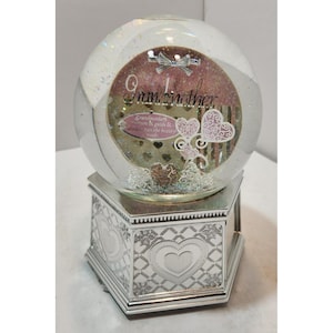 Things Remembered Grandmother Rotating Musical Snow Globe &quot;Beautiful Dreamer&quot;