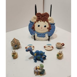 Vtg Beliebte Importe Sammler Rtagdy Ann Teller Und Figuren