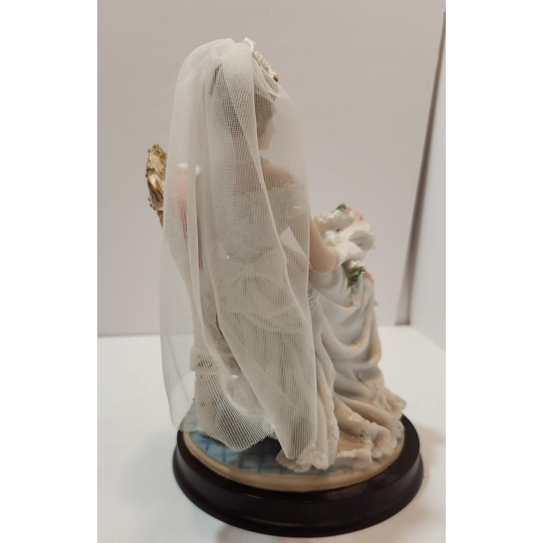 Vtg Montefiori Collection Italy Design Porcelain Sitting Bride W
