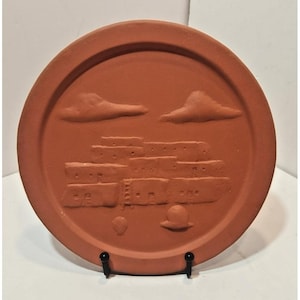 VTG Watson Tile Works Pueblo Round terracotta tegel Limited Edition 1125/5000