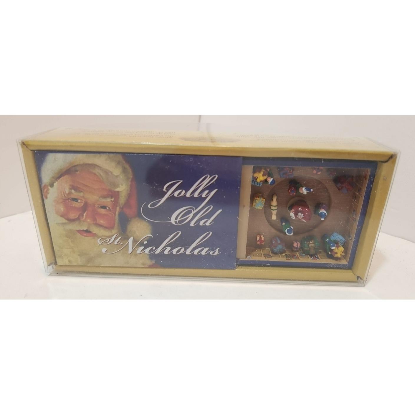 Vtg Mr.christmas Gold Label Match Box Melodies Jolly Old St