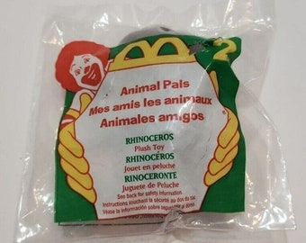 1997 Jouet Happy Meal McDonald's Animal Pals - Rhinocéros #2