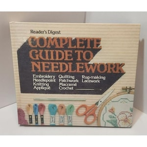 Vtg Readers Digest Complete Guide To Needlework Vintage Book 1979 Hardcover