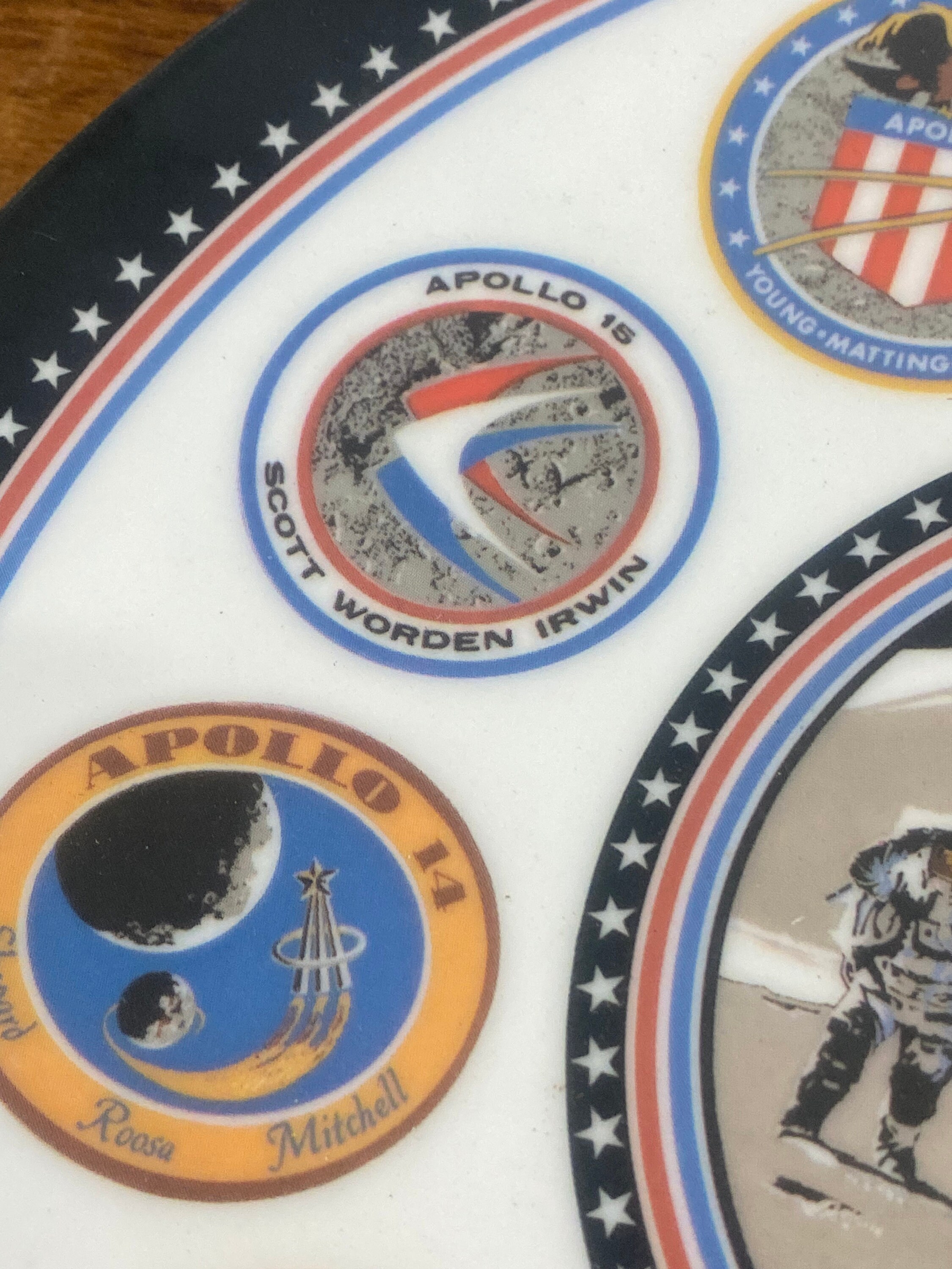 Vintage 1970s Texas-ware Melamine Moon Landing Apollo Space Program ...